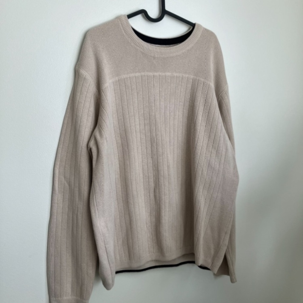 Y2K Retro Men's Ribbed Sweater